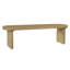 Banc en bois avec pieds robustes