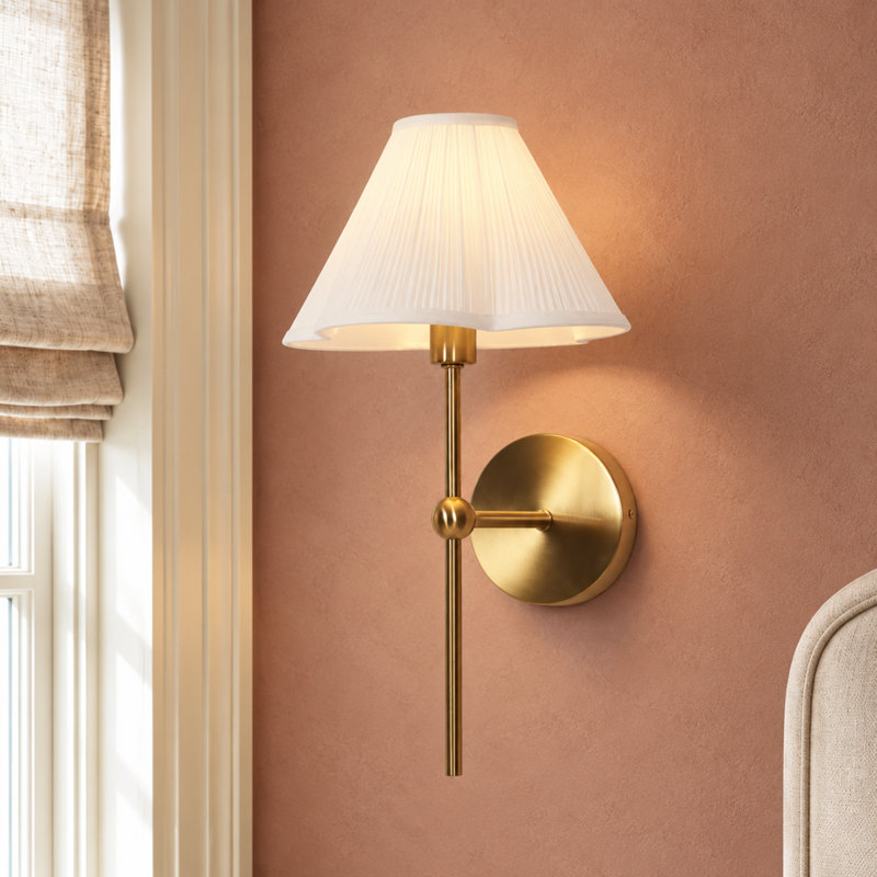Antonio Metal Brass Wall Sconce