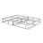 9 in. Twin Folding Mattress Box Spring Foundation Base, Polyester, Metal Frame