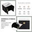 Ensemble de meuble-lavabo simple 23,8 po avec plateau en céramique Tysheen-1486169797