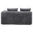 Minimalist modular sofa in premium wrinkle-resistant display fabric with ergonomic design-81737654