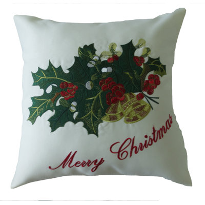 Embroidered Pillow Cover