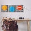 Ensemble de 3 impressions sur toile Sports Graffiti phrases par CAD Designs