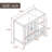 35.04'' Single Bathroom Vanity Base Only-93910279