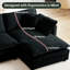 Canapé modulaire en U en chenille avec repose-pieds mobile à 2 compartiments Latitude Run-620327806-620327804