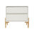 19.68" 2 Drawer Nightstand