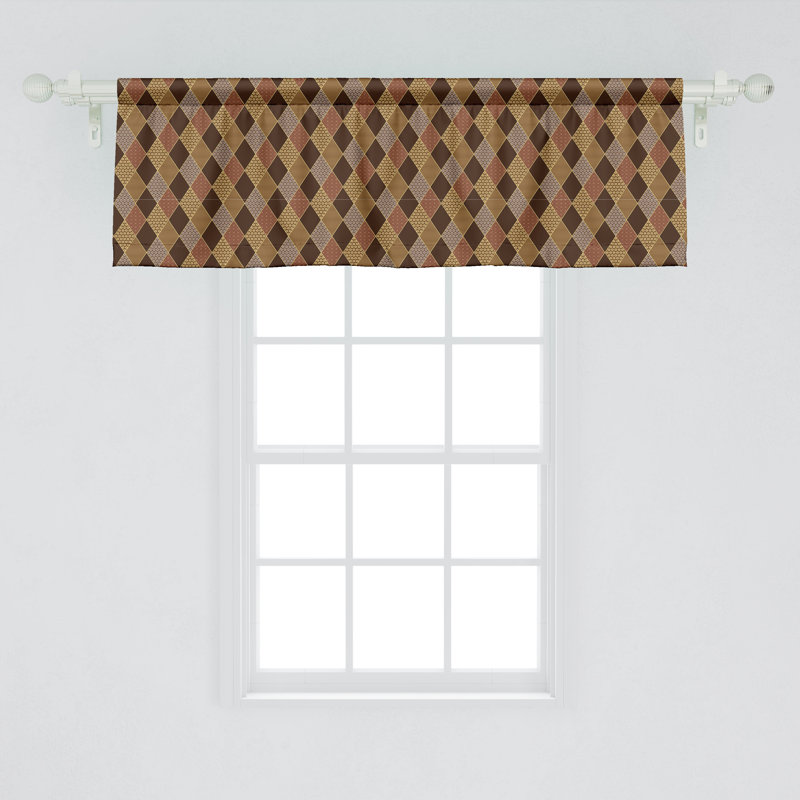 Ensemble de 2 cantonnières Ambesonne Brown, L 54 po x L 12 po