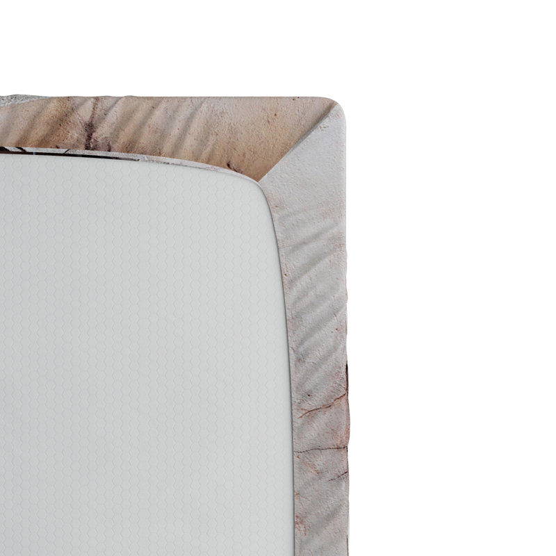 Microfiber Geometric Fitted Sheet, Full Fitted Sheet