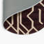 Tapis brun intérieur et extérieur Trellis-141066961
