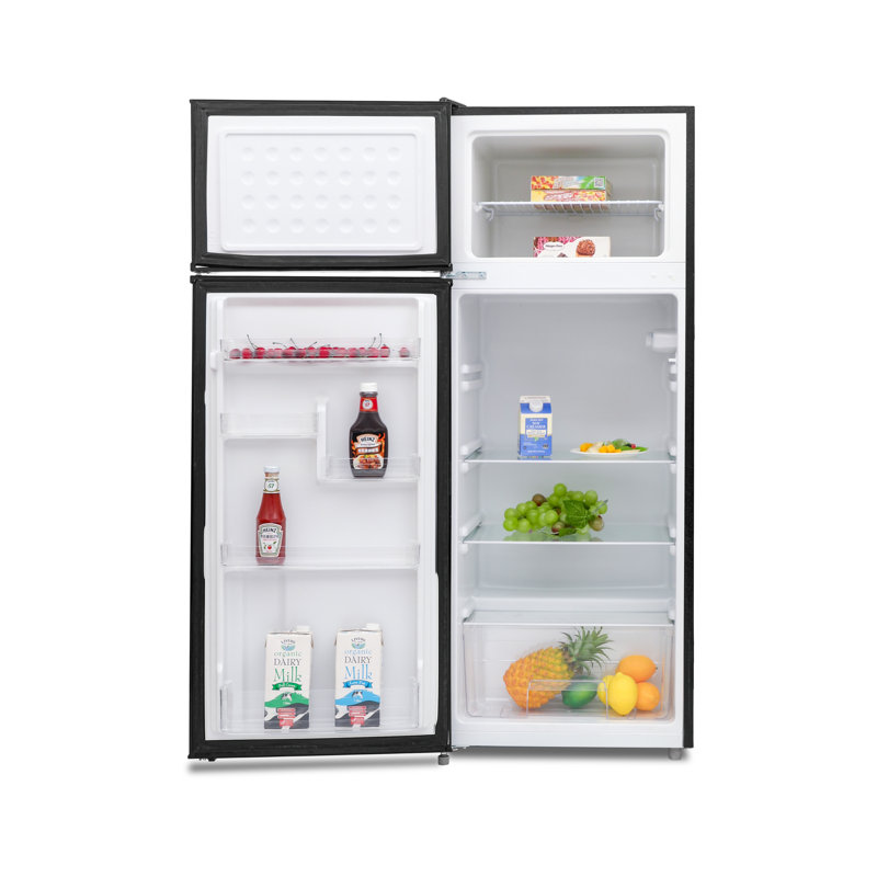 Compact Stainless Steel 7.7 cu. ft. Top-Freezer Refrigerator