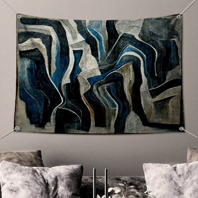 Tapisserie murale abstraite - art mural