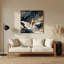 Art mural en métal gris-915416532