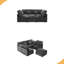 Canapé modulaire 85,4 po Canapé modulaire en U Canapé-lit Canapé-lit en L avec repose-pieds mobile et deux ports USB-259687282