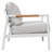 Berg Aluminum And Teak Patio Sofa
