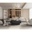 Table basse 38,6 po à plateau relevable cannelé avec placage en bois massif et table d'appoint moderne avec rangement et hauteur réglable pour le salon, la chambre à coucher, un appartement ou un bureau, noir, table-284789231
