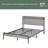 Denianna Metal Standard Bed with Shelves-2092179972
