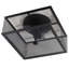 Plafonnier encastré carré en cage 11,9 po 2 lumières Ava