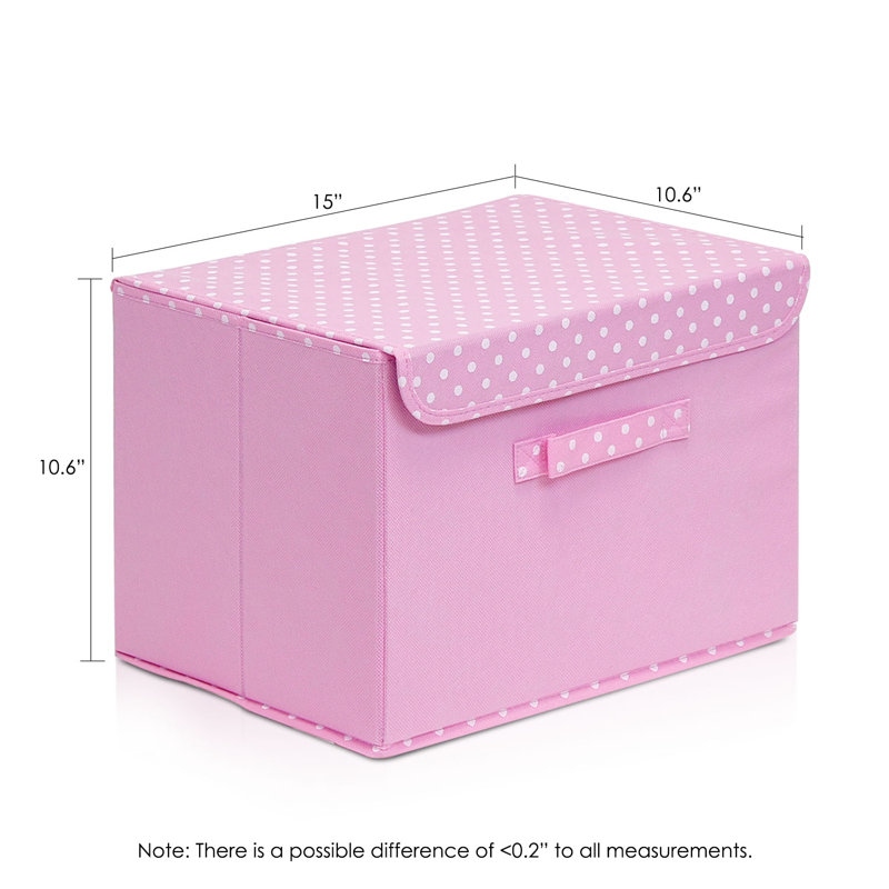 Rebrilliant Fabric Bin, Pink