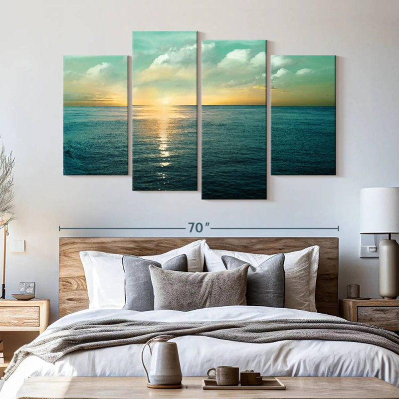 " Let There Be Light " 4 - Pieces, 42" H x 68" W x 1.25" D