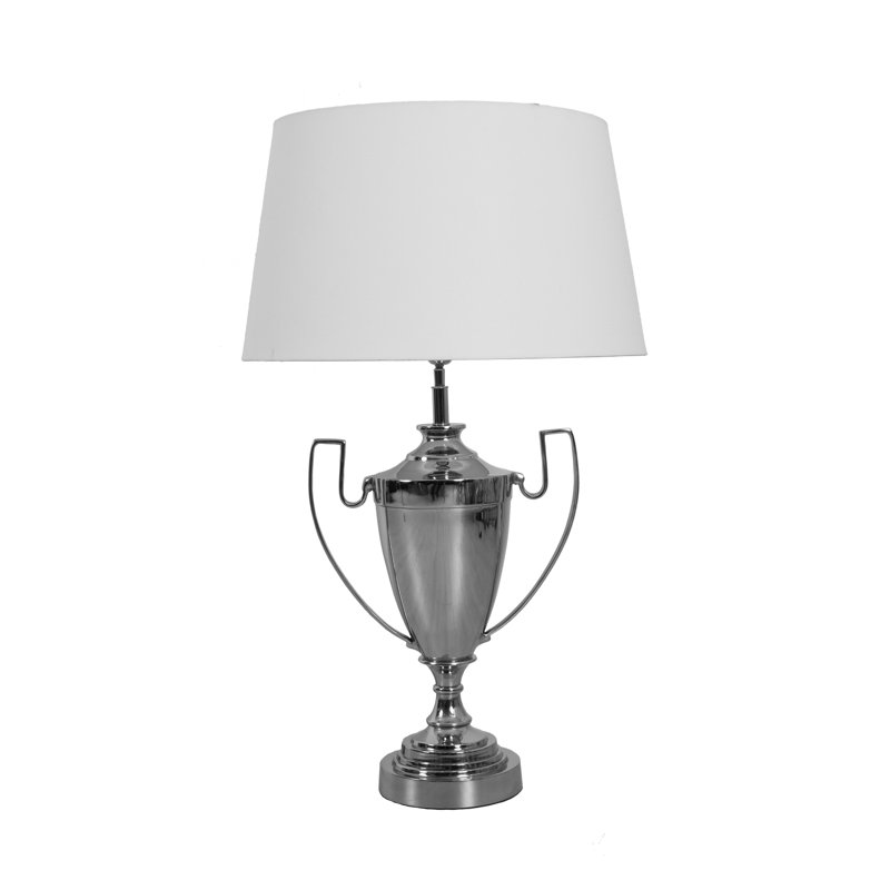 Aylesworth Metal Table Lamp, Cream