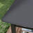 Outsunny 10' X 10' Soft Top Patio Gazebo Outdoor Canopy With Unique Geometric Design Roof, All-Weather Steel Frame