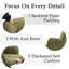 360° Swivel Dining Chairs Set Of 2, Modern Upholstered Armchairs With Ergonomic Back Support, Sturdy Metal Legs For Kitchen & Dining Room-910672825