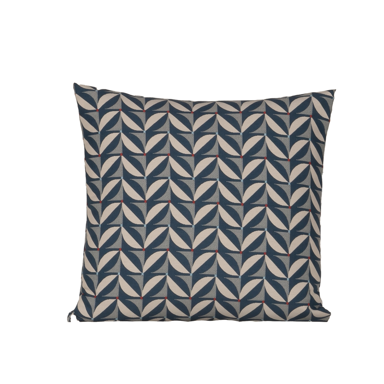 Mattelynn Geometric Indoor/Outdoor Throw Pillow, Blue, 
Square 26"