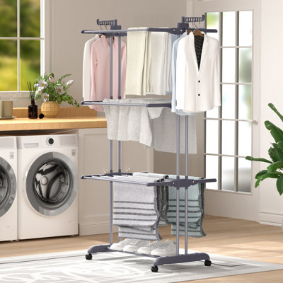 Bole Adjustable Rolling Clothing Rack