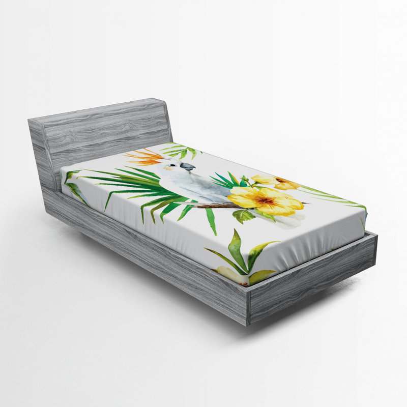 Drap-housse perroquet, Simple