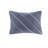 Twin Bed With Blue And Grey Striped Comforter & Sheet Including Sheets Decorative Pillow -