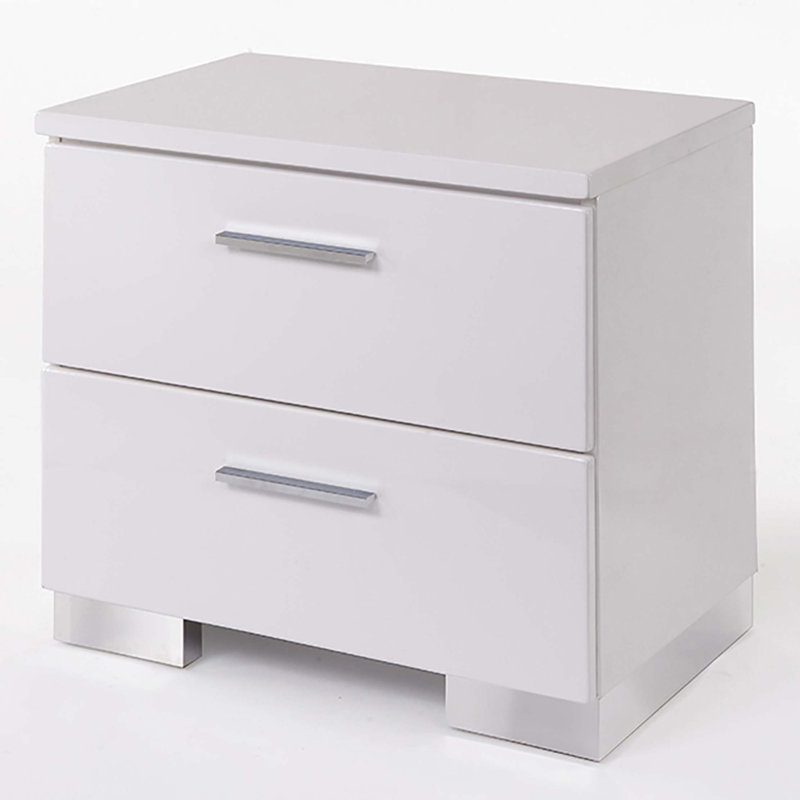 Table de chevet 2 tiroirs