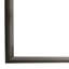 Miroir de commode Fema, cadre biseauté 35 pouces, bois brun