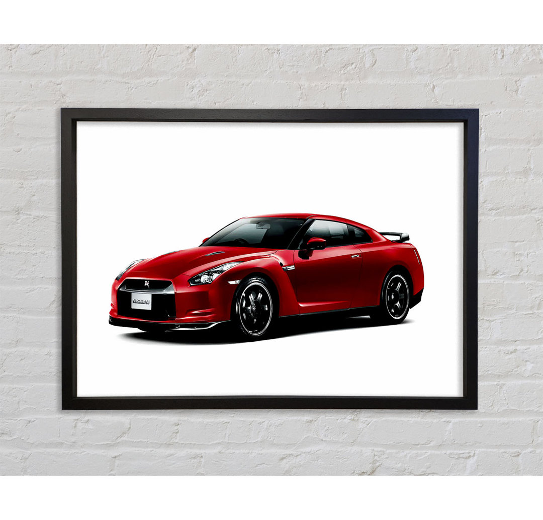 Nissan Skyline - Einzelner Bilderrahmen Kunstdrucke auf Leinwand