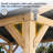 11 Ft. X 13 Ft. Solid Wood Hardtop Gazebo With Galvanized Steel Roof And Ceiling Hook