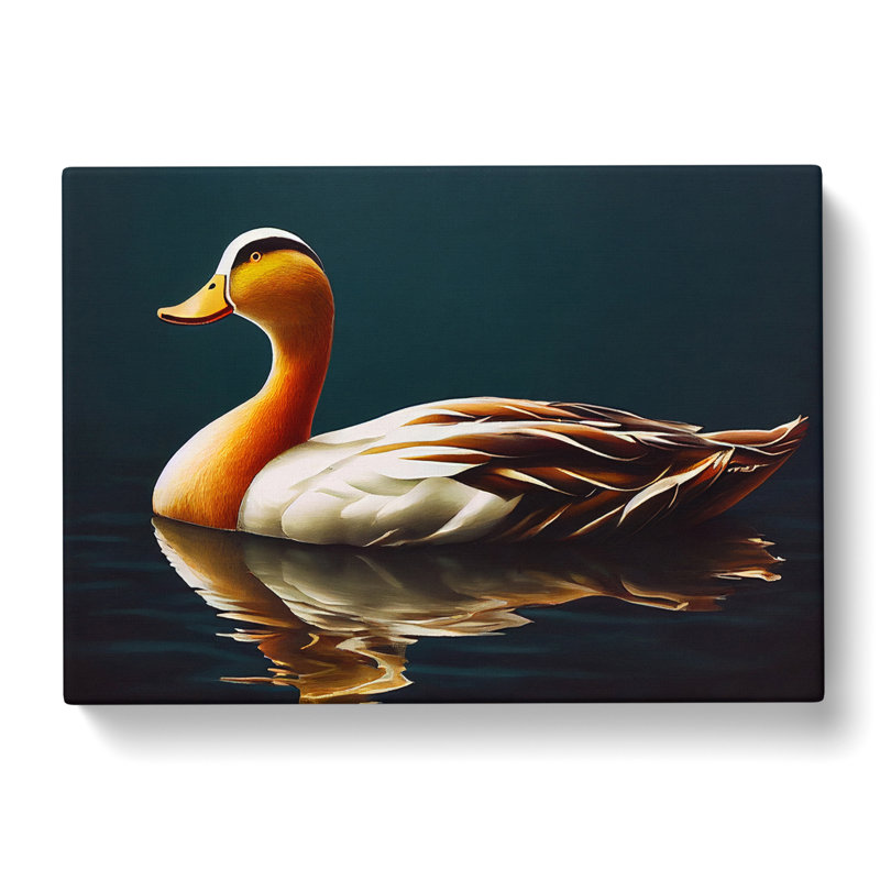 Extraordinary Duck - Wrapped Canvas, 35cm H x 50cm W x 3cm D
