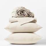 Organic Crinkled Percale Sheet Set