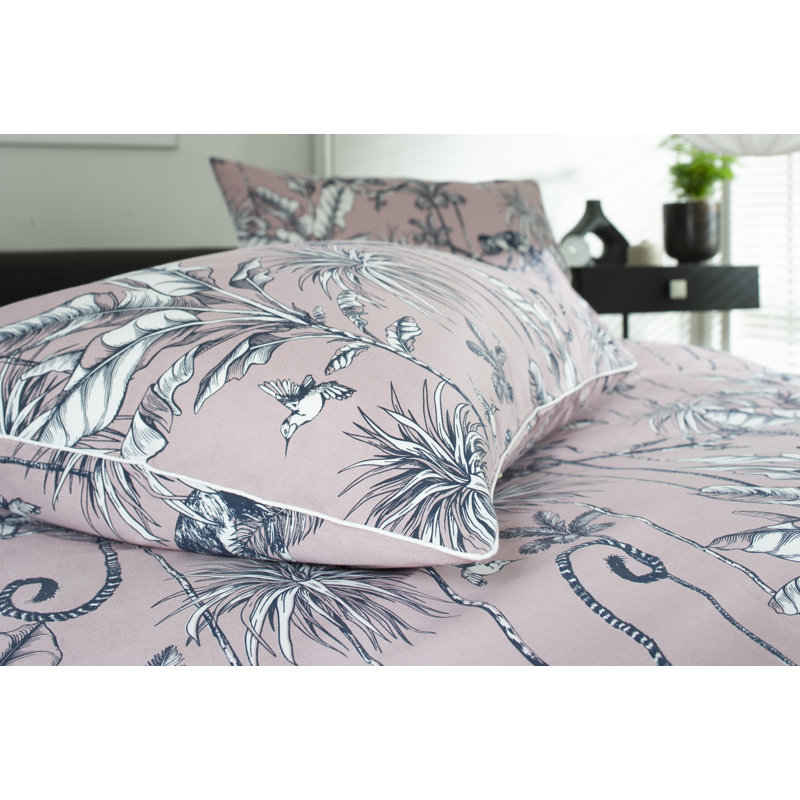 Cotton Wildlife Duvet Cover Set with Pillowcases, Double - 2 Standard Pillowcases