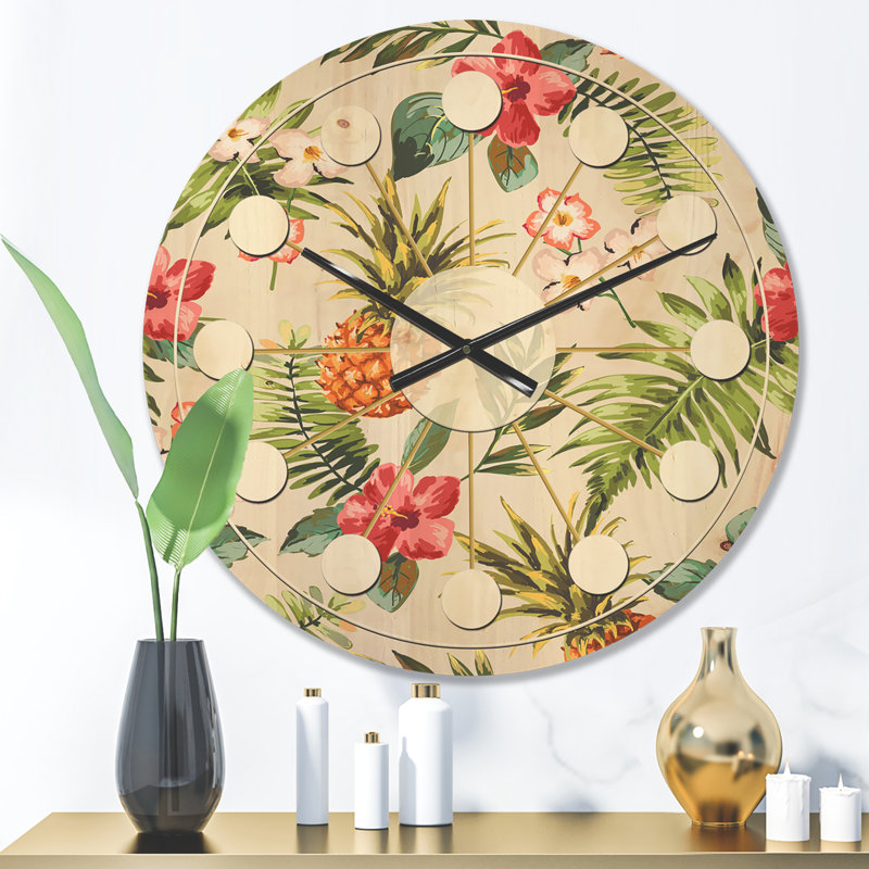 Horloge murale Pineapple, Moyenne