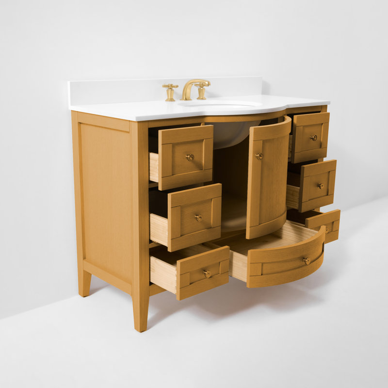 Lauren 48'' W Single Vanity, Gold, Sienna