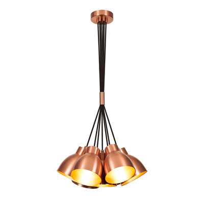 7 - Light Vintage/Black Cluster Pendant