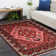 Saloma Oriental Handmade Area Rug in Red