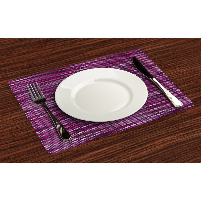 Polyester Abstract Rectangle Placemat