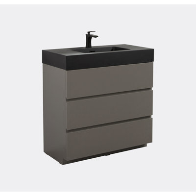 Sevon 35.8'' Single Bathroom Vanity with Top