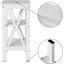 Lit simple tapissier avec 2 tables de chevet - lumières DEL et station de charge, ensemble de chambre à coucher moderne-1606185225