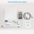 10 Inch Square Dual Shower Head - Handheld And Wall Mounted With