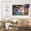 Impression sur toile de fenêtre tropicale en bois-775483515