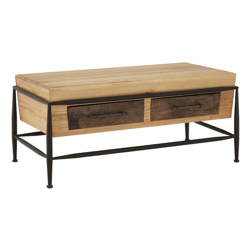 Sabia Four Leg Coffee Table with Storage