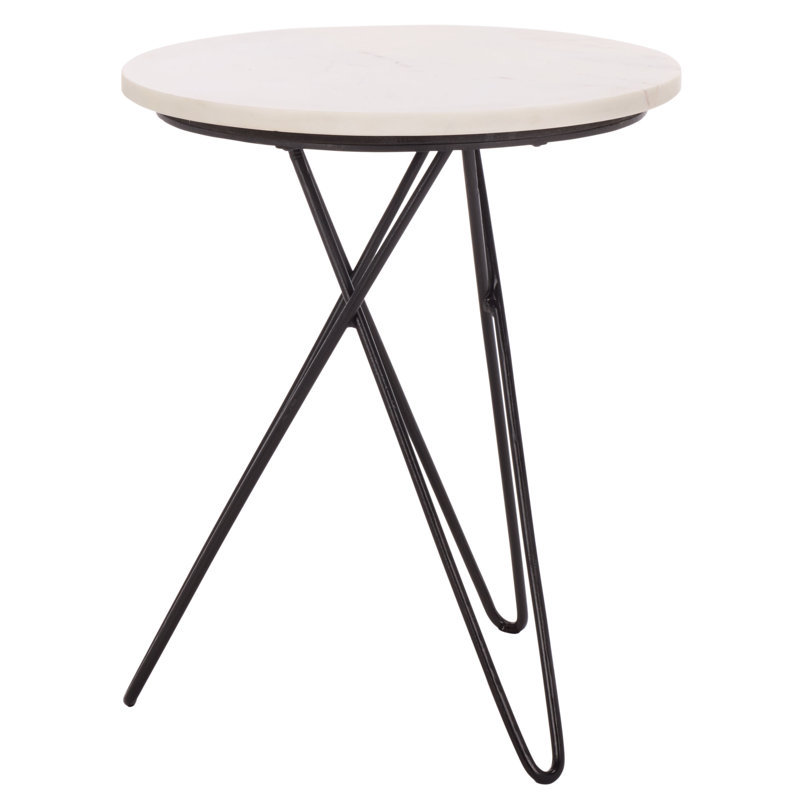 Hulisi Marble Top End Table