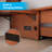 Queen Murphy Bed Chest with Large Storage Drawer & Charging Station, Cherry-480367940