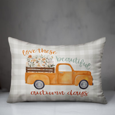  Beautiful Autumn Days Lumbar Pillow